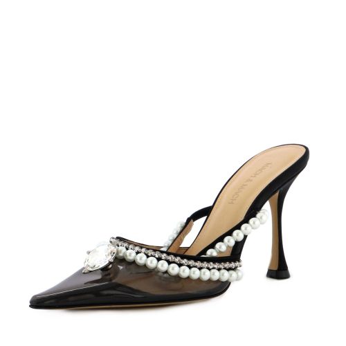 Women's Diamond of Elizabeth Heeled Mules PVC 100