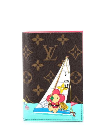 Passport Cover Limited Edition Vivienne Xmas Monogram Canvas