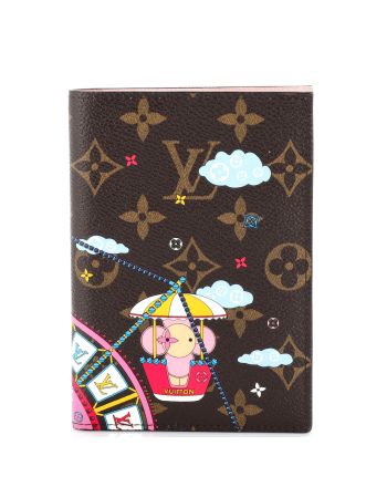 Passport Cover Limited Edition Vivienne Xmas Monogram Canvas