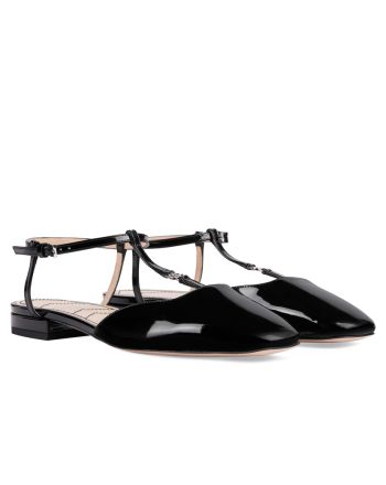 Gucci Women's Double G Ballet Flat 754136 Black