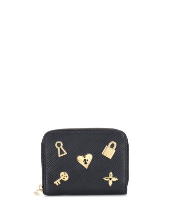 Zippy Coin Purse Love Lock Epi Leather