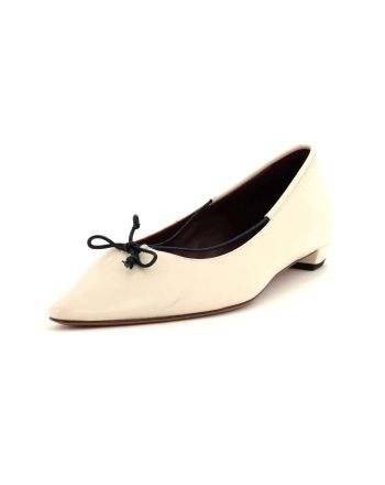 Women's Claudette Bow Ballet Flats Leather